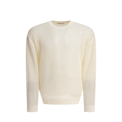 MAYFEYR - nonnative - Cotton Blend Crewneck Sweater - NNK4605WHITE