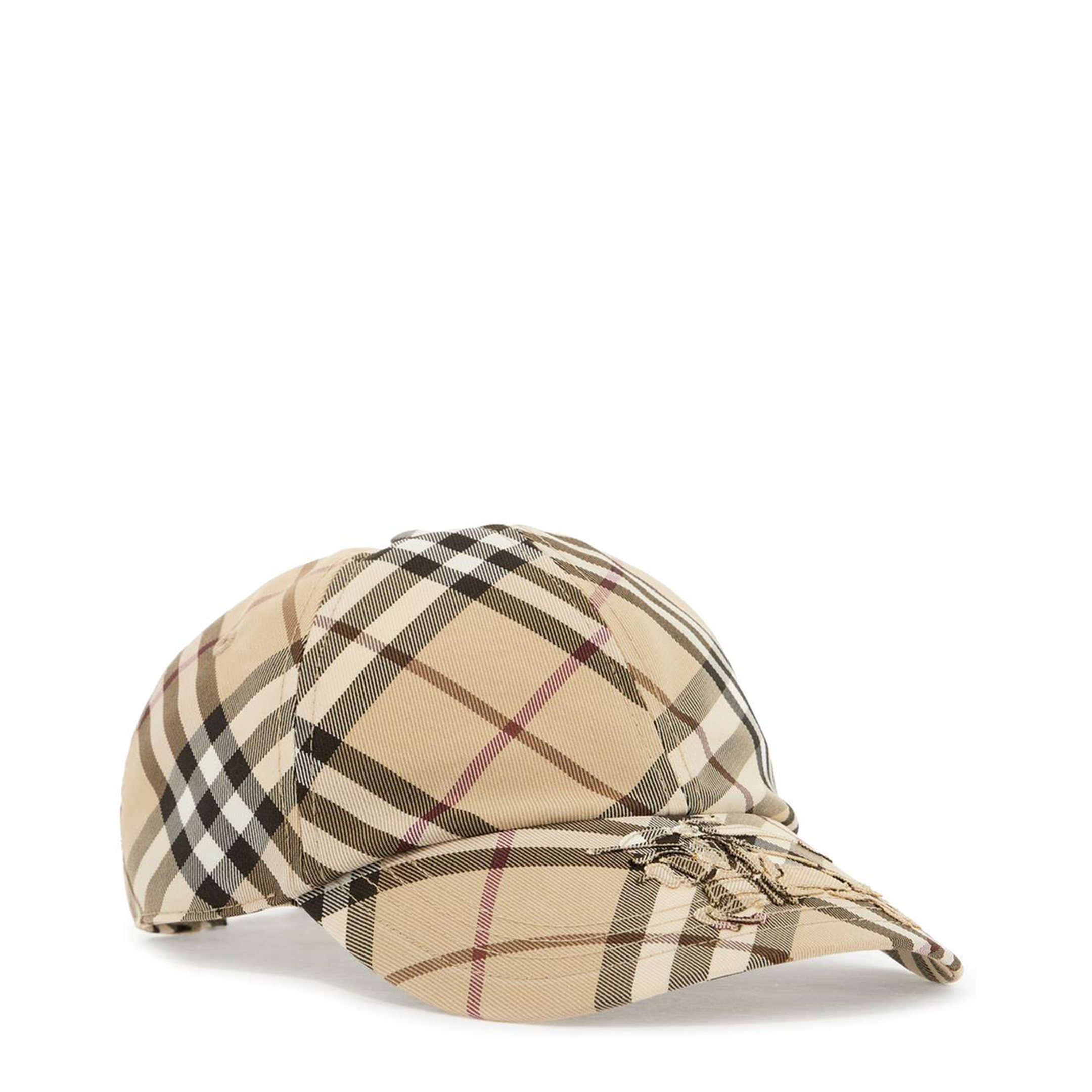 MAYFEYR - Burberry - Check Fabric Cap With Visor - 8102967A5686