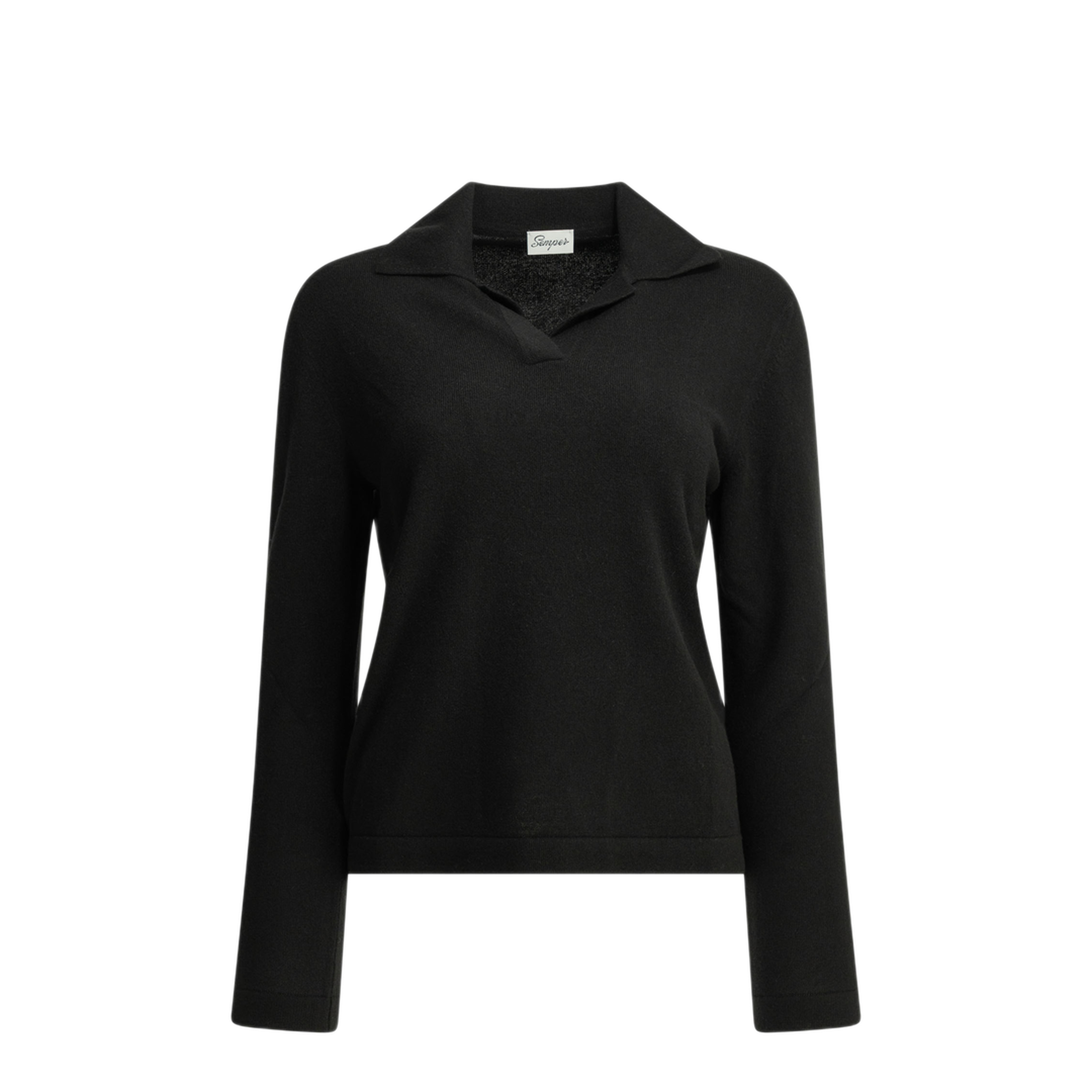 MAYFEYR - Semper - Cashmere Polo Sweater - WMNPOLOCASHNERO