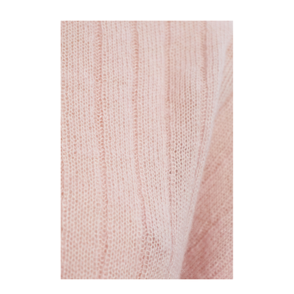 Cropped Mohair Sweater Pink