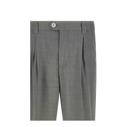 Mlange Wool Pants - Grey