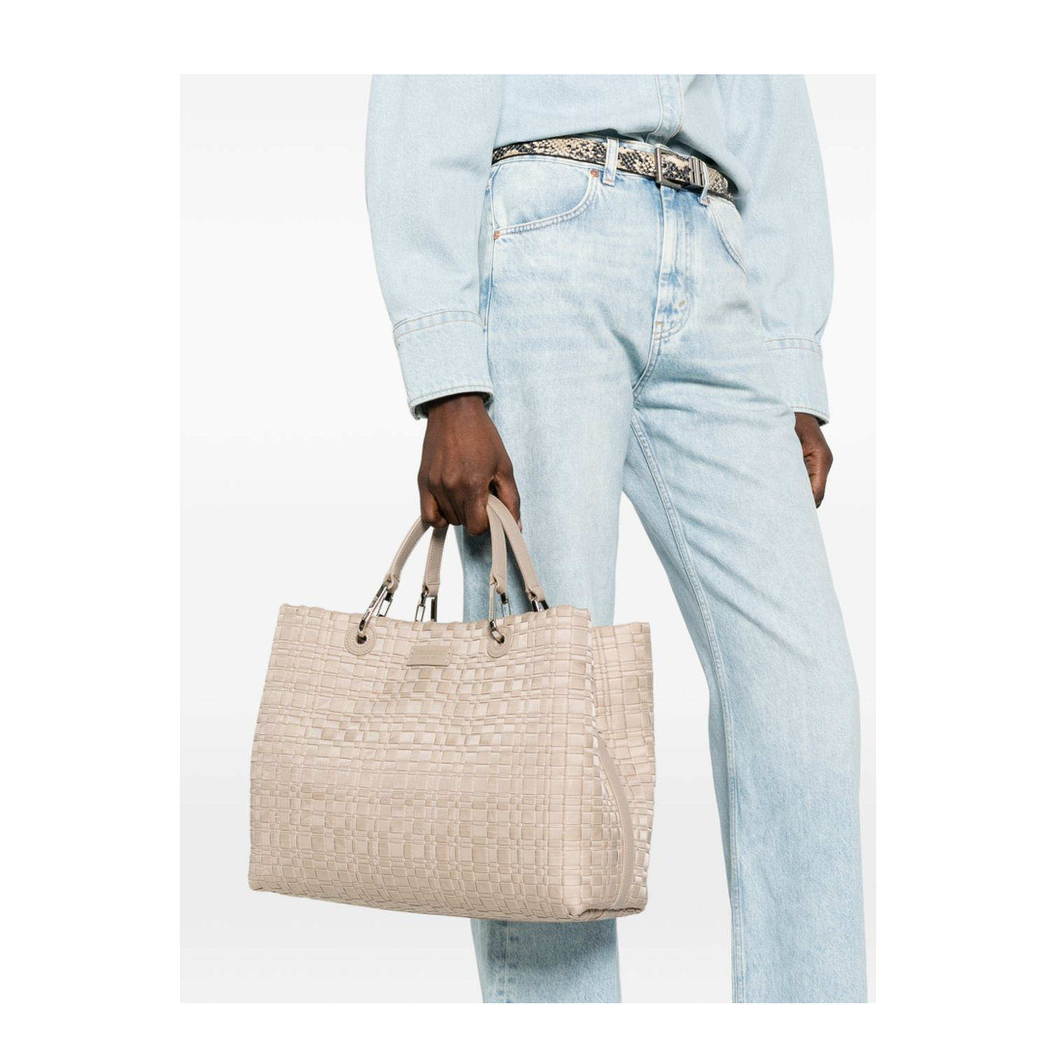 MAYFEYR - Emporio Armani - Dove Grey Bag - EW000360AF23436U6076