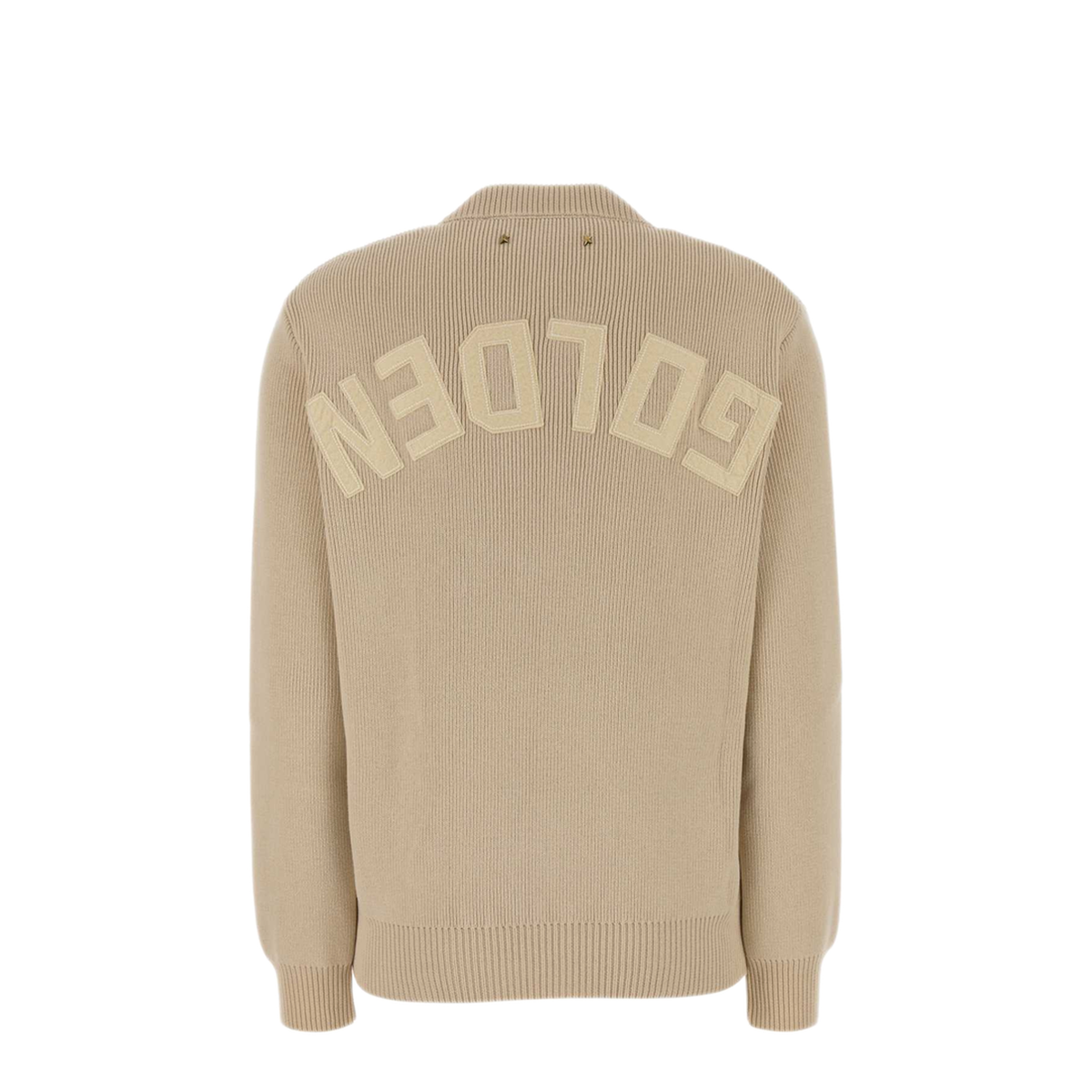 MAYFEYR - Golden Goose - Beige Stretch Cotton Blend Crew Neck - GWP00951P00197255550