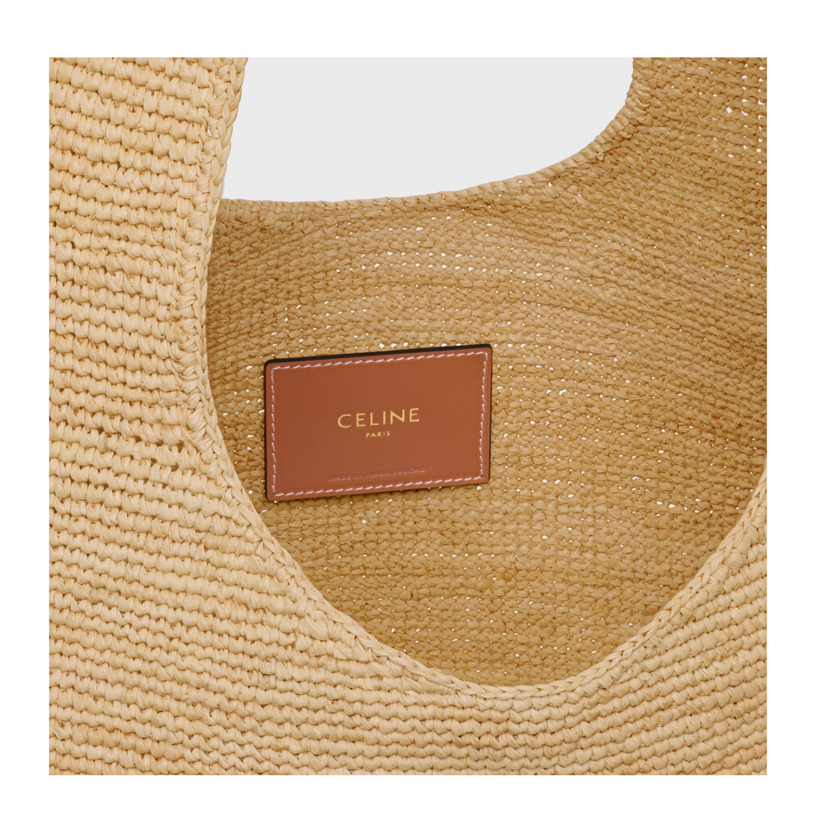 Classic Panier Shopper Cabas in Raffia