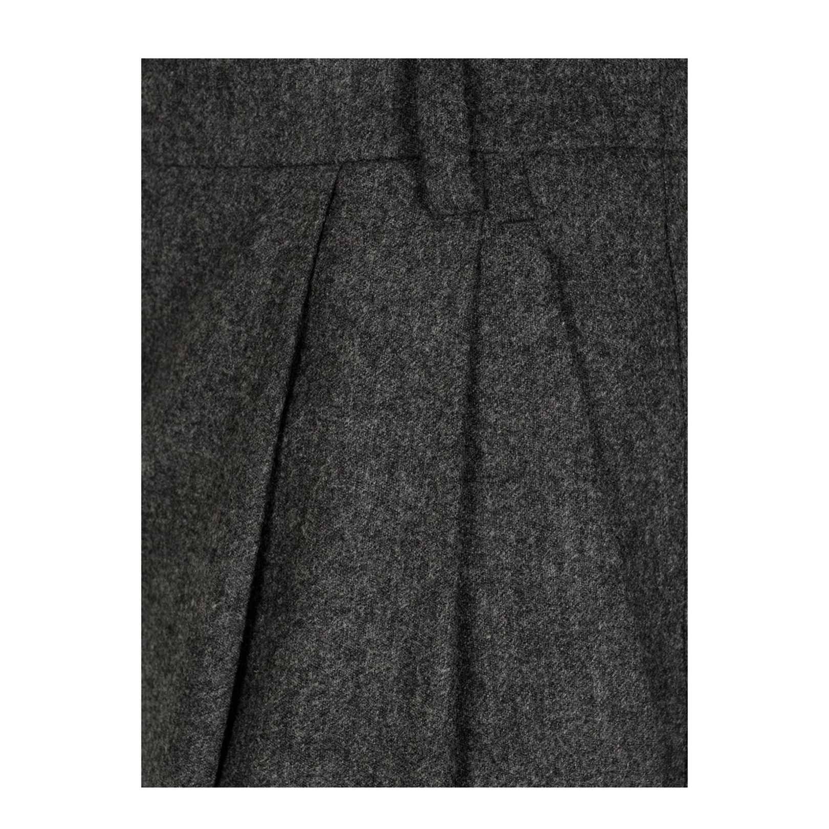 Wool Checked Trousers