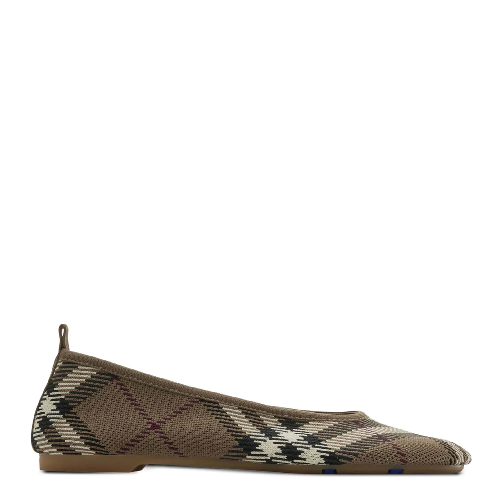Check Ballet Flats