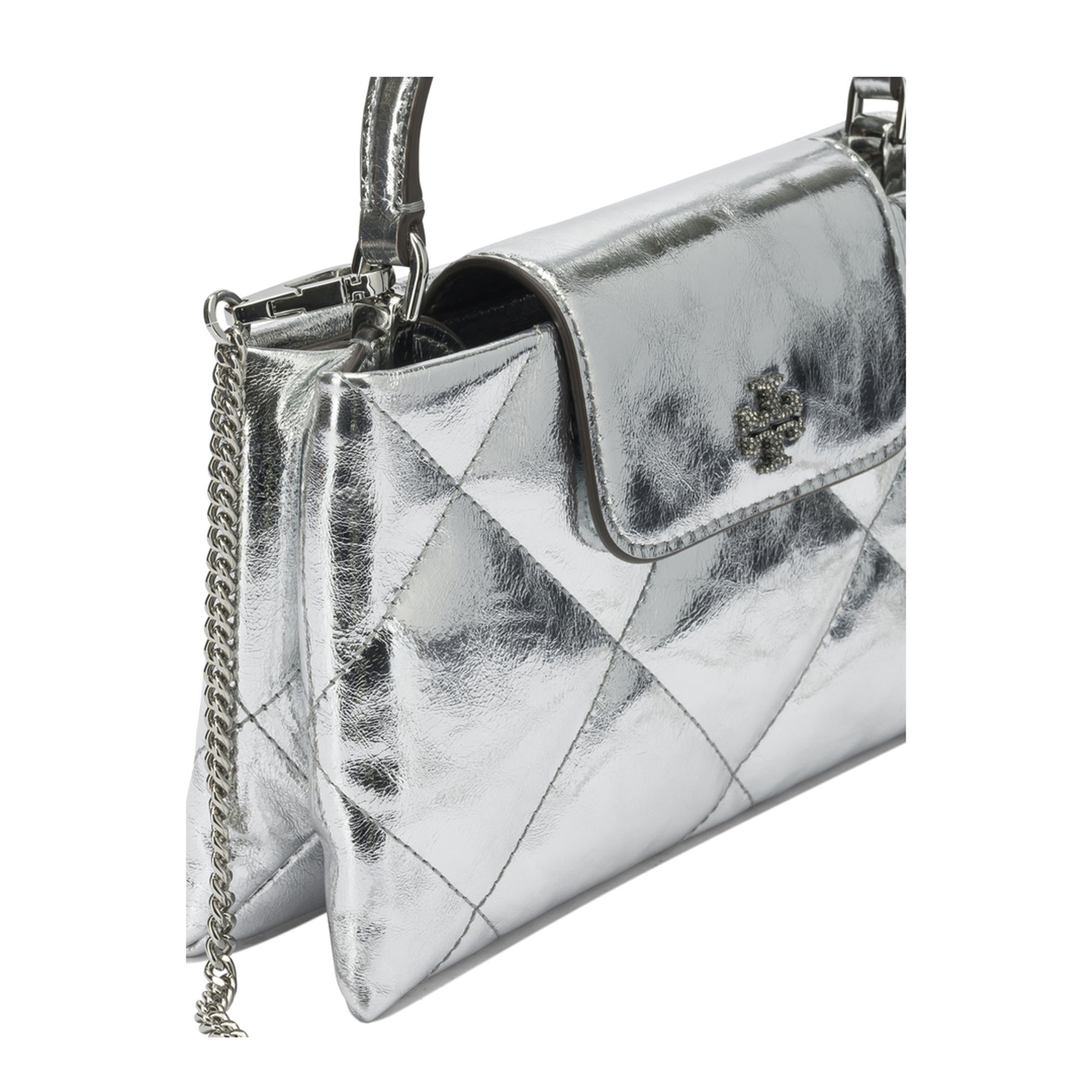 Mini Kira Diamond-Quilted Tote Bag