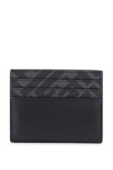 Ff Squared Card Holder Black Leather Card Holder