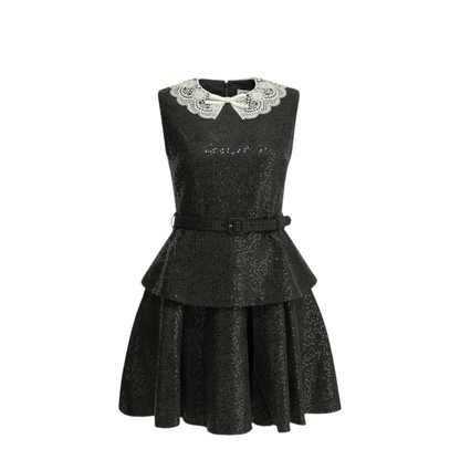 MAYFEYR - Self Portrait - Short Sequin Dress - PF26002SBBLACK