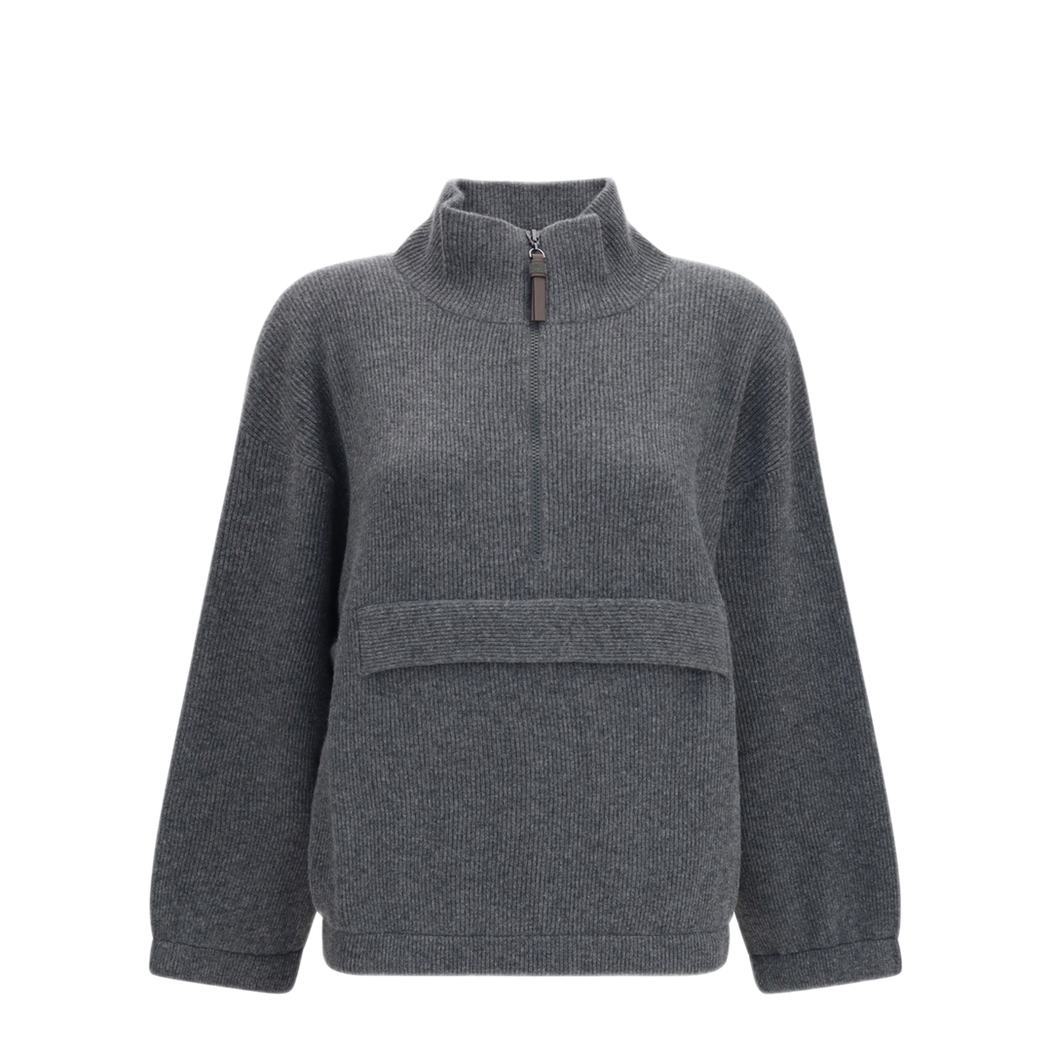 MAYFEYR - Brunello Cucinelli - Cashmere Half Zip Sweater - M12250004PC079