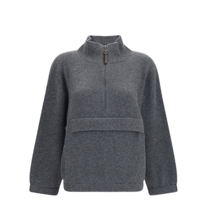 MAYFEYR - Brunello Cucinelli - Cashmere Half Zip Sweater - M12250004PC079