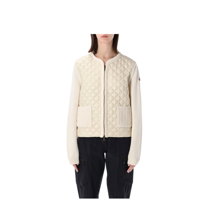 MAYFEYR - Moncler - Geometric-Quilted Padded Cardigan - 26P9B00036M5670034