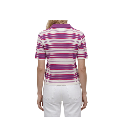MAYFEYR - Celine - Striped Cotton Polo Style Sweater - RY0YI3B2101AH