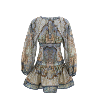 Wanderlust Cotton Silk Mini Dress