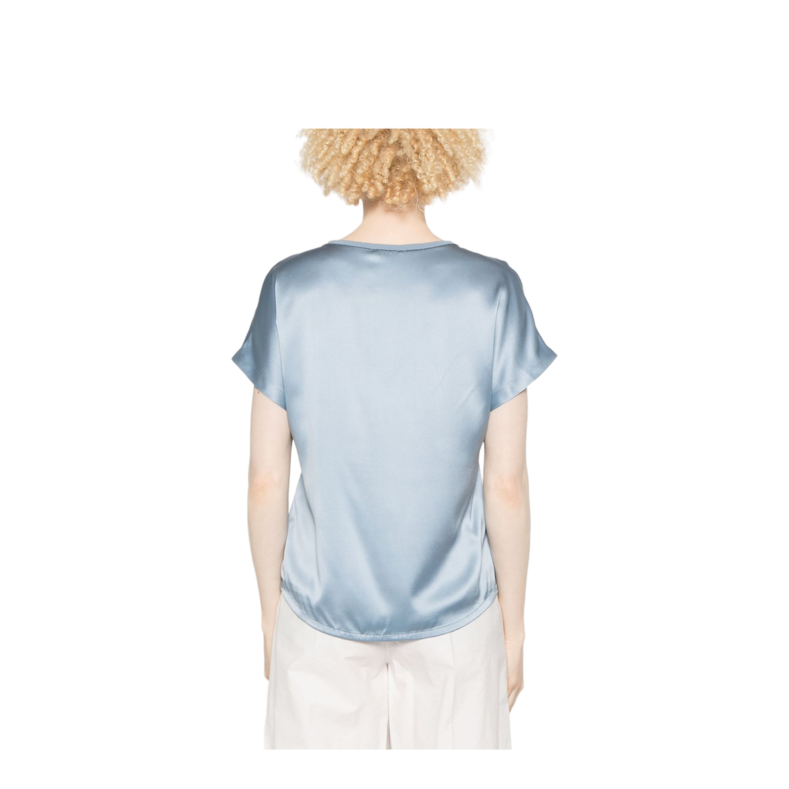 Silk V-Necked Top