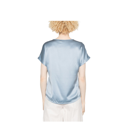 Silk V-Necked Top