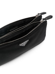 Zipped Pouch, Silver Hardware