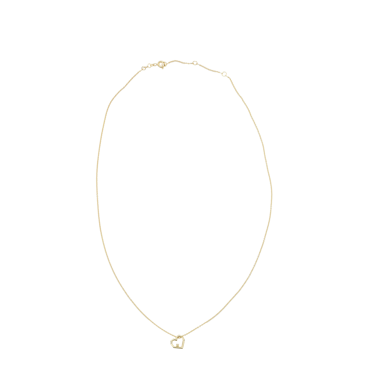 MAYFEYR - Aliita - Mini Corazon Necklace - MINICORAZONBRILLANTENRPU44001AYG09KJ1000