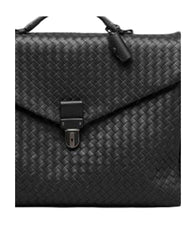 Intrecciato Document Top Handle Bag