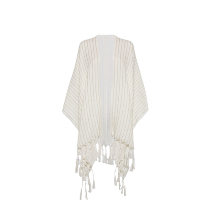 Double Knit Poncho in Panama