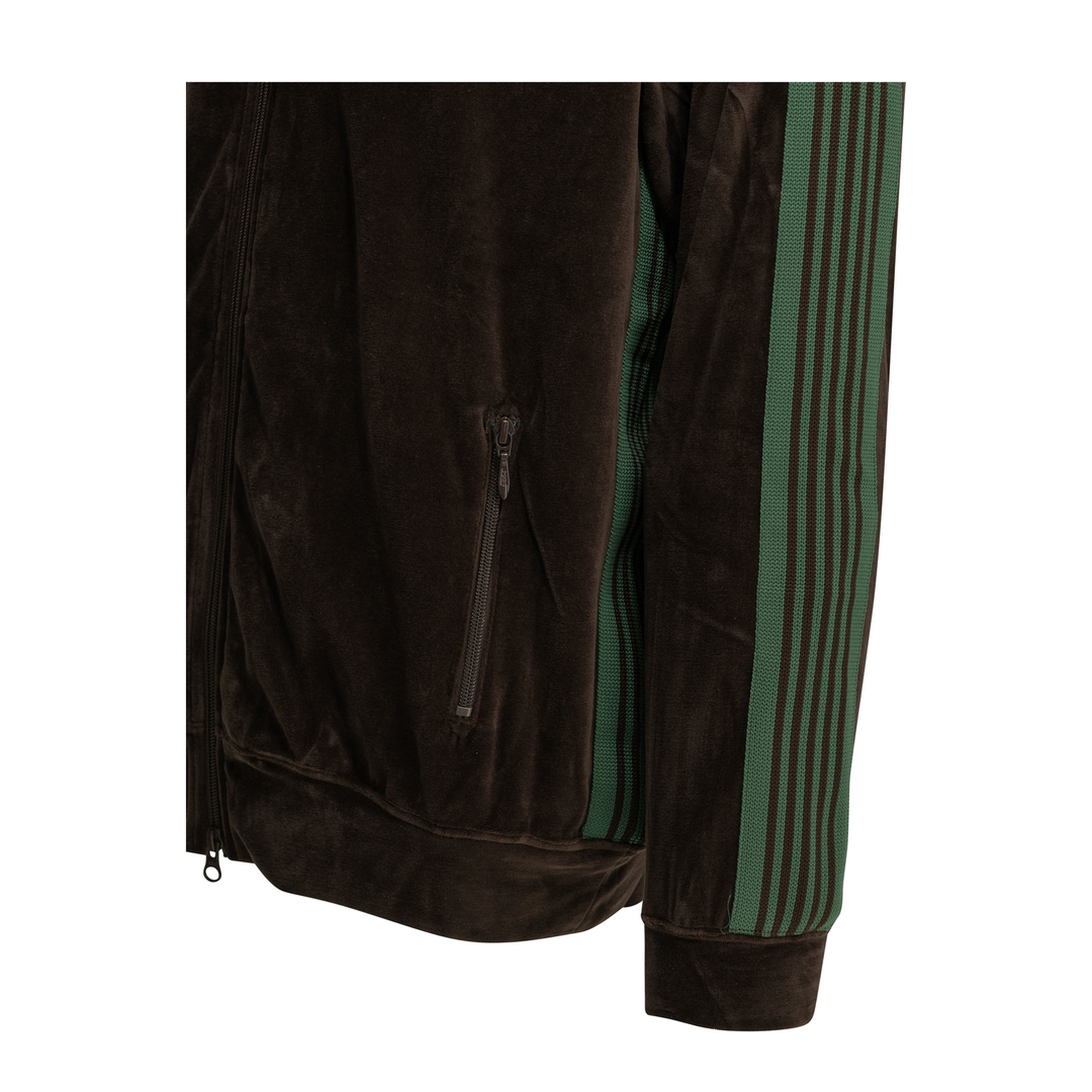 MAYFEYR - Needles - Track Zippered Sweatshirt - SX413CBROWN