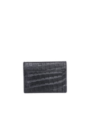 Croc-Embossed Cardholder