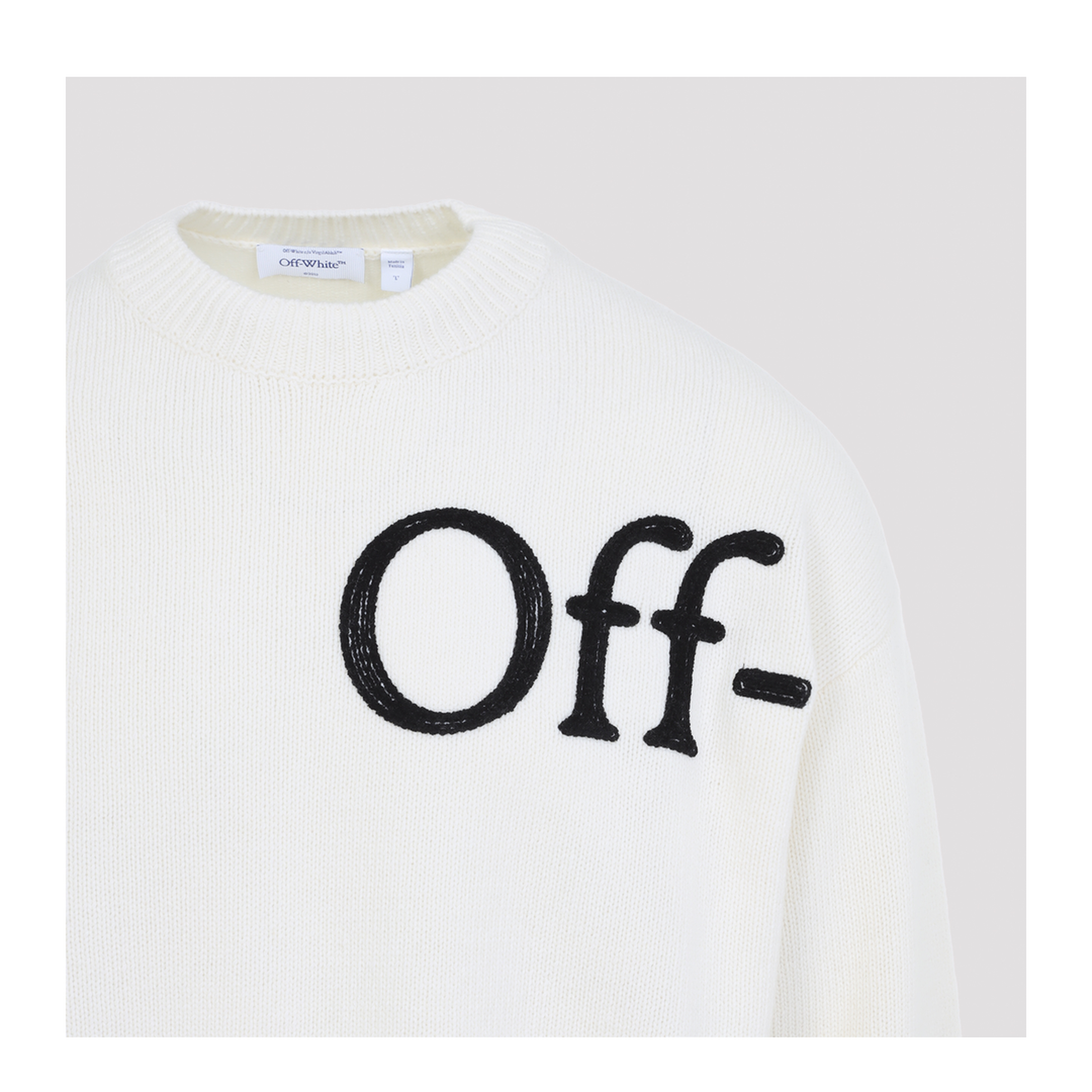 MAYFEYR - Off-White - Bookish Shared Knit Crewneck - 44MHE20QF26K001110CREAM