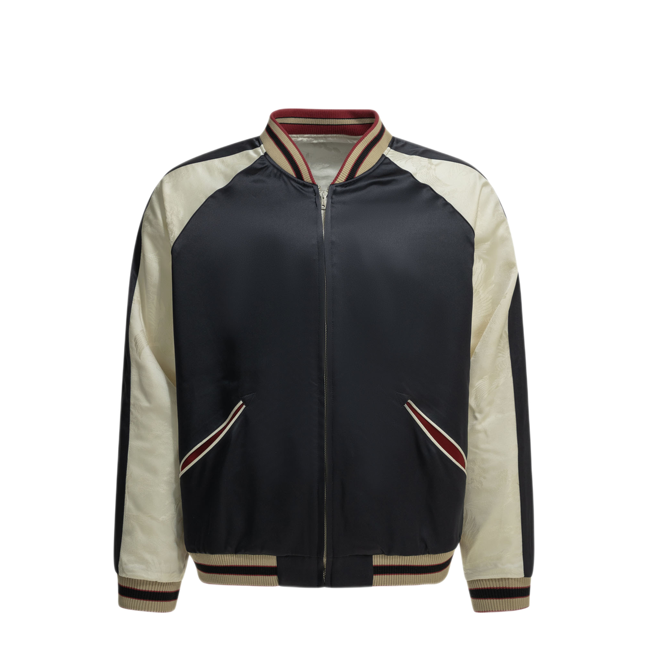 MAYFEYR - Beams Plus - Oriental Reversible Bomber Jacket - 3818091787401