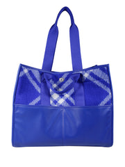 Canvas Check Tote