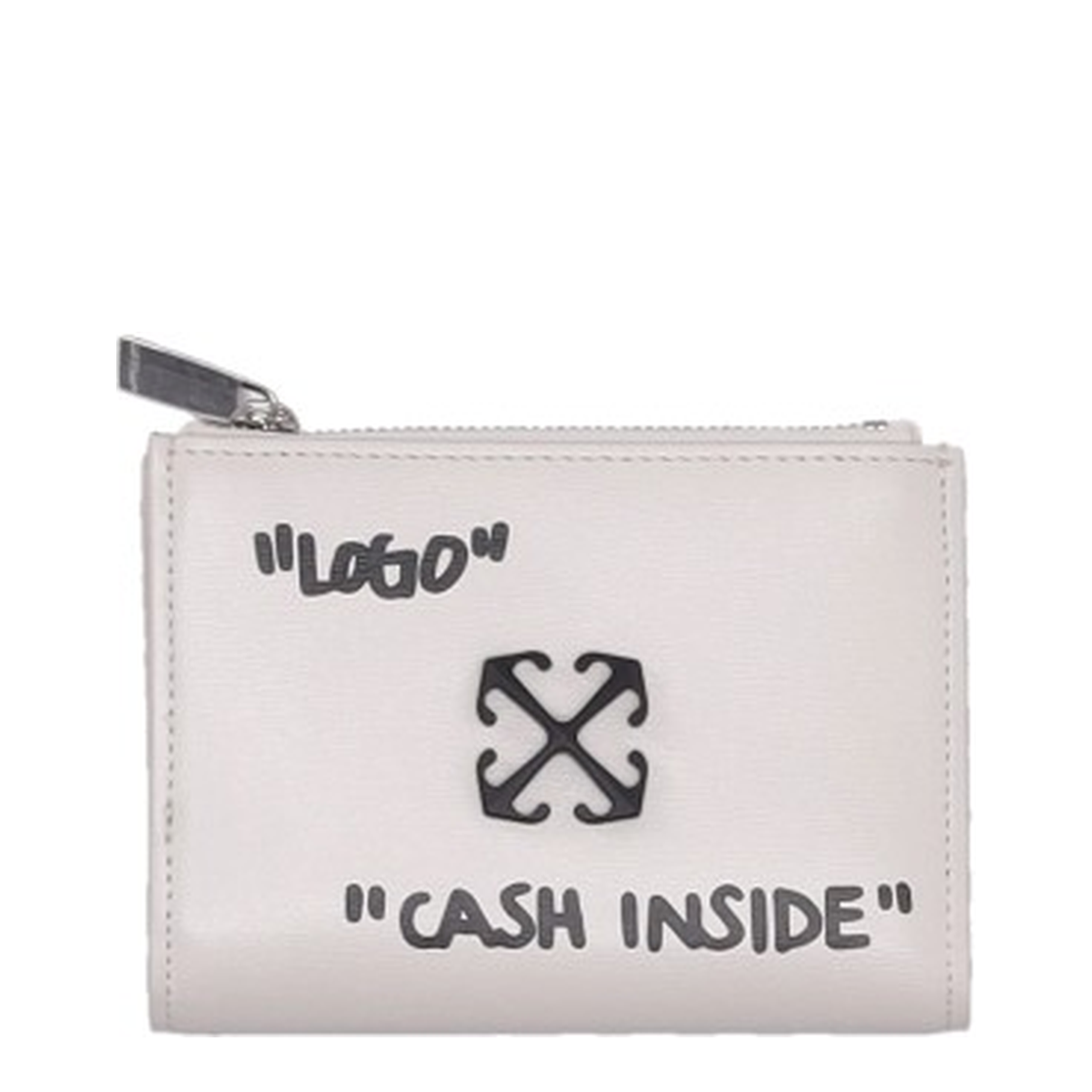 Jitney Zipped Bifold Quote Dust - Black