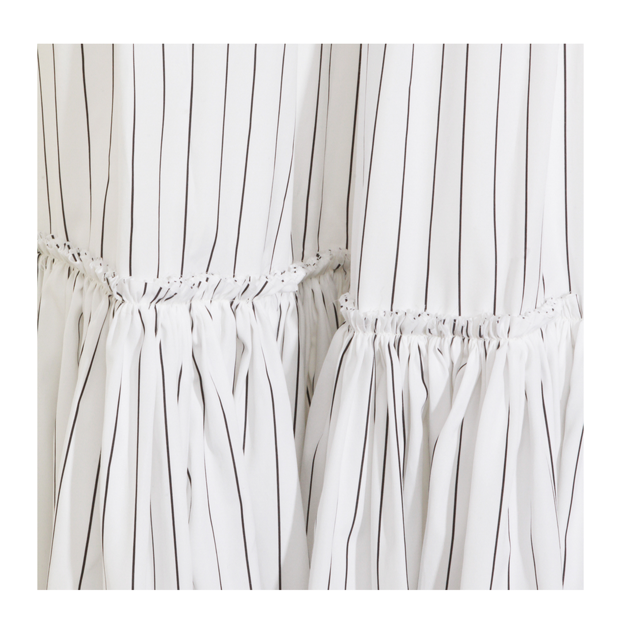 Striped Lightweight Cotton Skirt