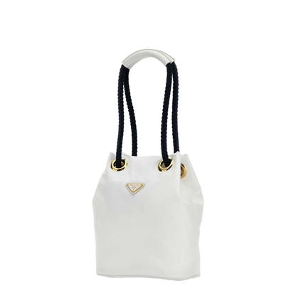 White Re-nylon Mariner Bucket Bag