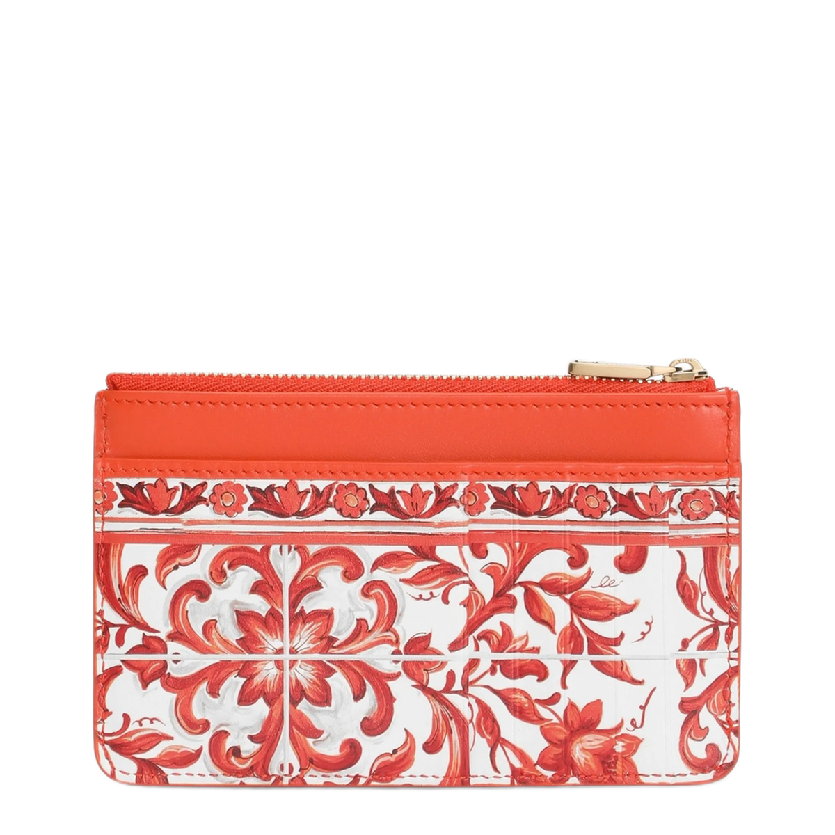 MAYFEYR - Dolce & Gabbana - Majolica Print Calfskin Card Holder - BI1261AO026IH3TN
