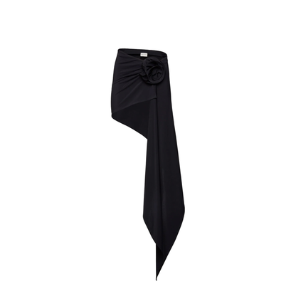 MAYFEYR - Magda Butrym - Asymmetrical Skirt Swim - 402723BLACK