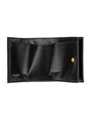 Cassandre Trifold Wallet, Gold Hardware