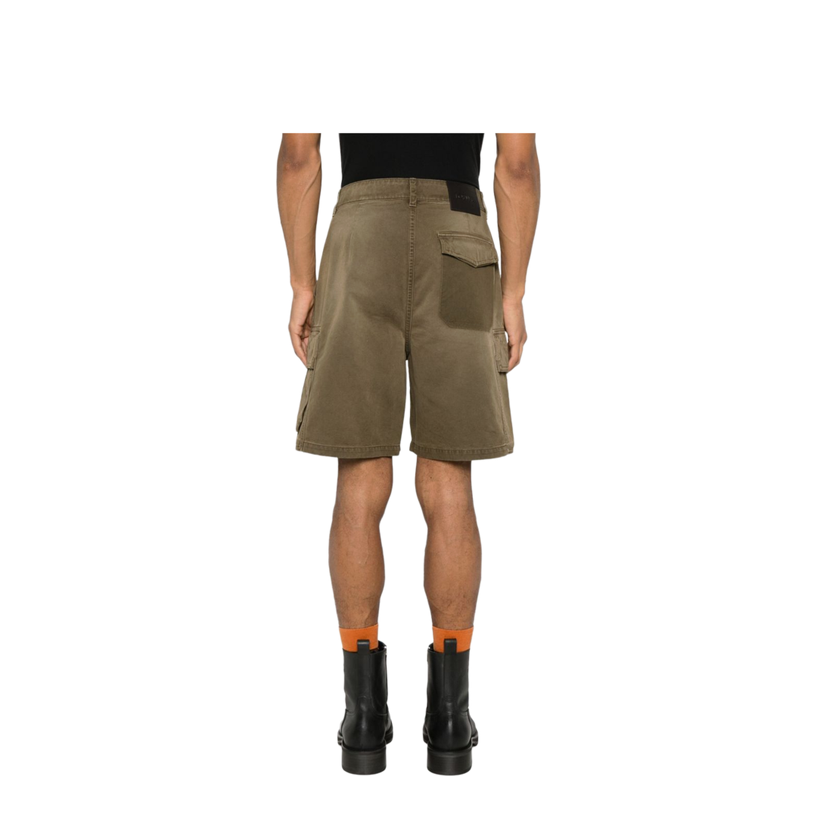 Cargo Shorts in Cotton Green