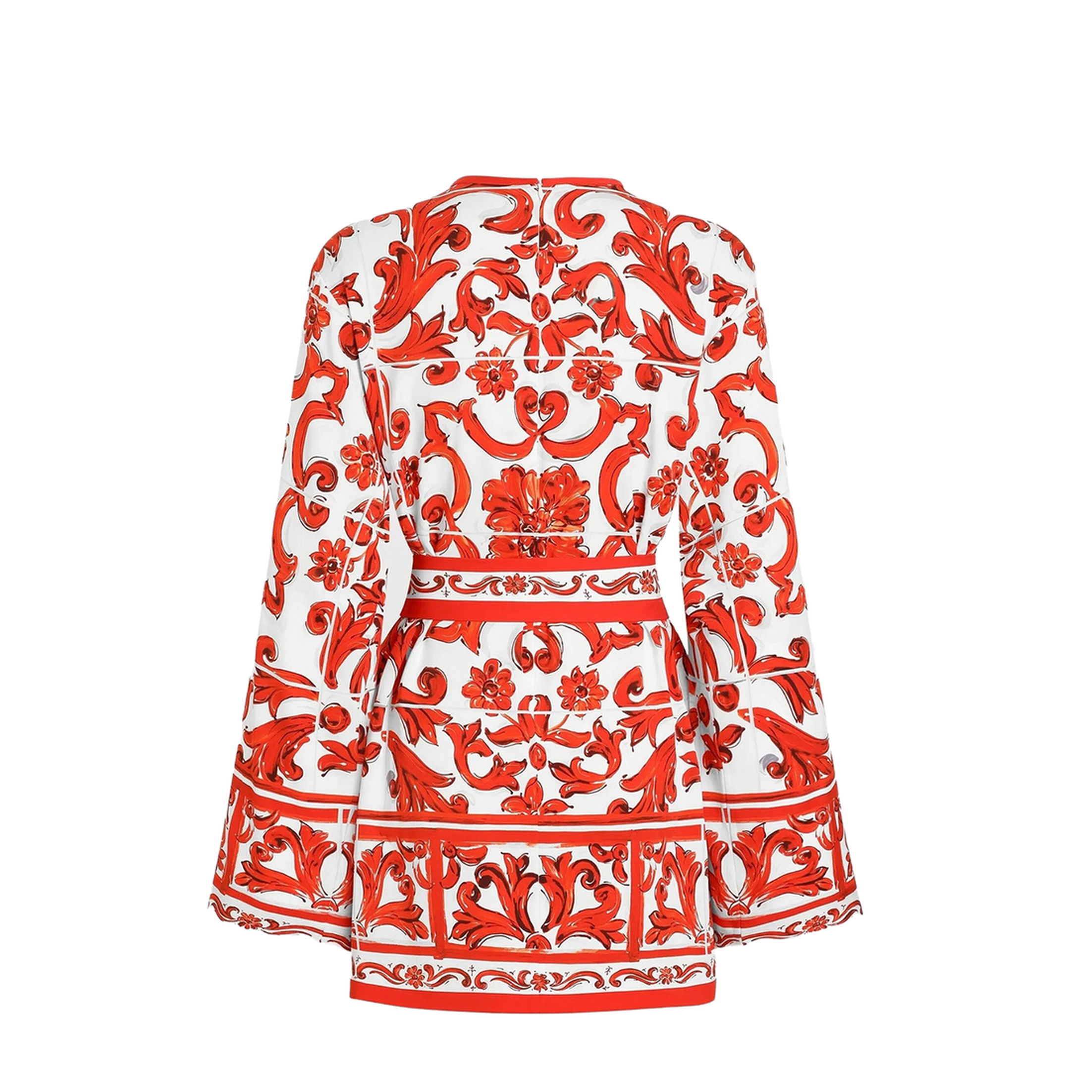 MAYFEYR - Dolce & Gabbana - Majolica-Print Silk Charmeuse Shirt - F7BM9TGDDRJ