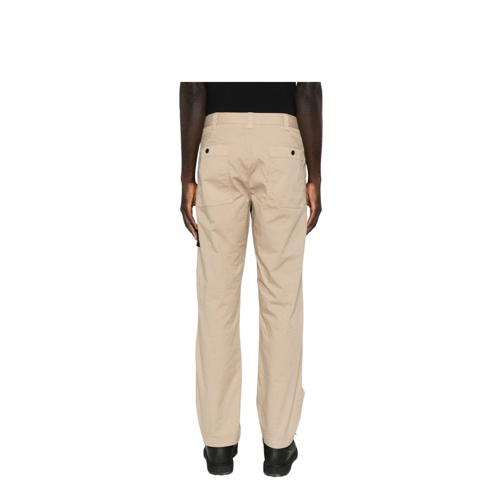 Logo Cotton Cargo Trousers