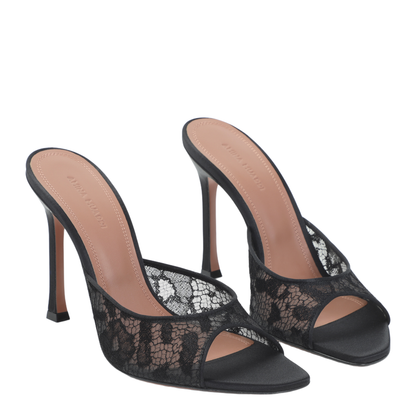 MAYFEYR - Amina Muaddi - Alexa Lace Slipper - 17S366113ALE