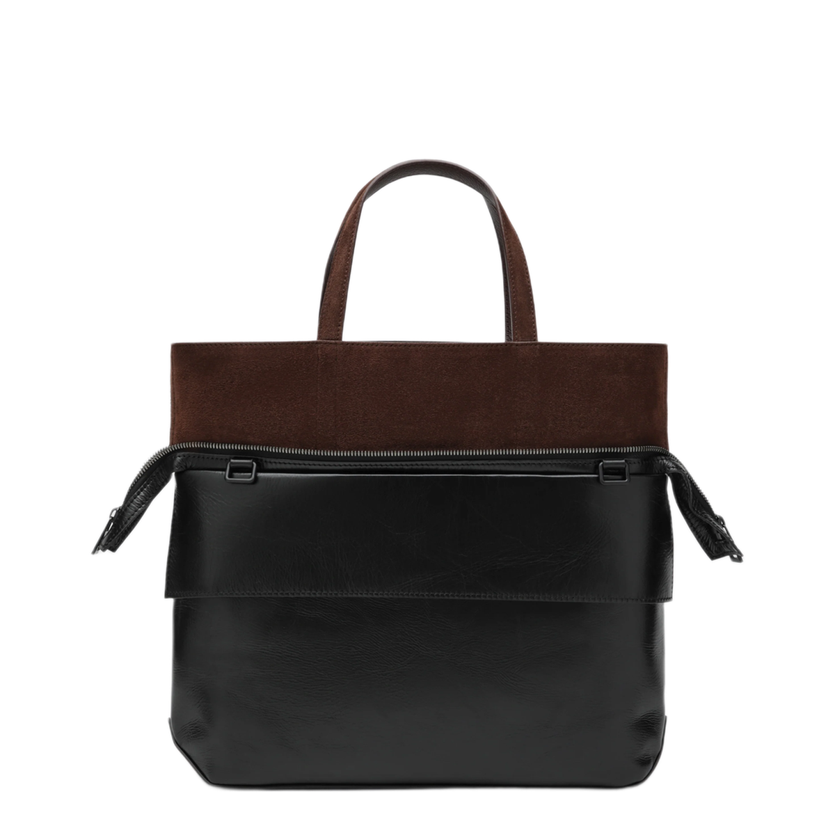 MAYFEYR - Loewe - Small Switch Tote Bag In Black Espresso Calfskin - BINOTOSX01LE0134