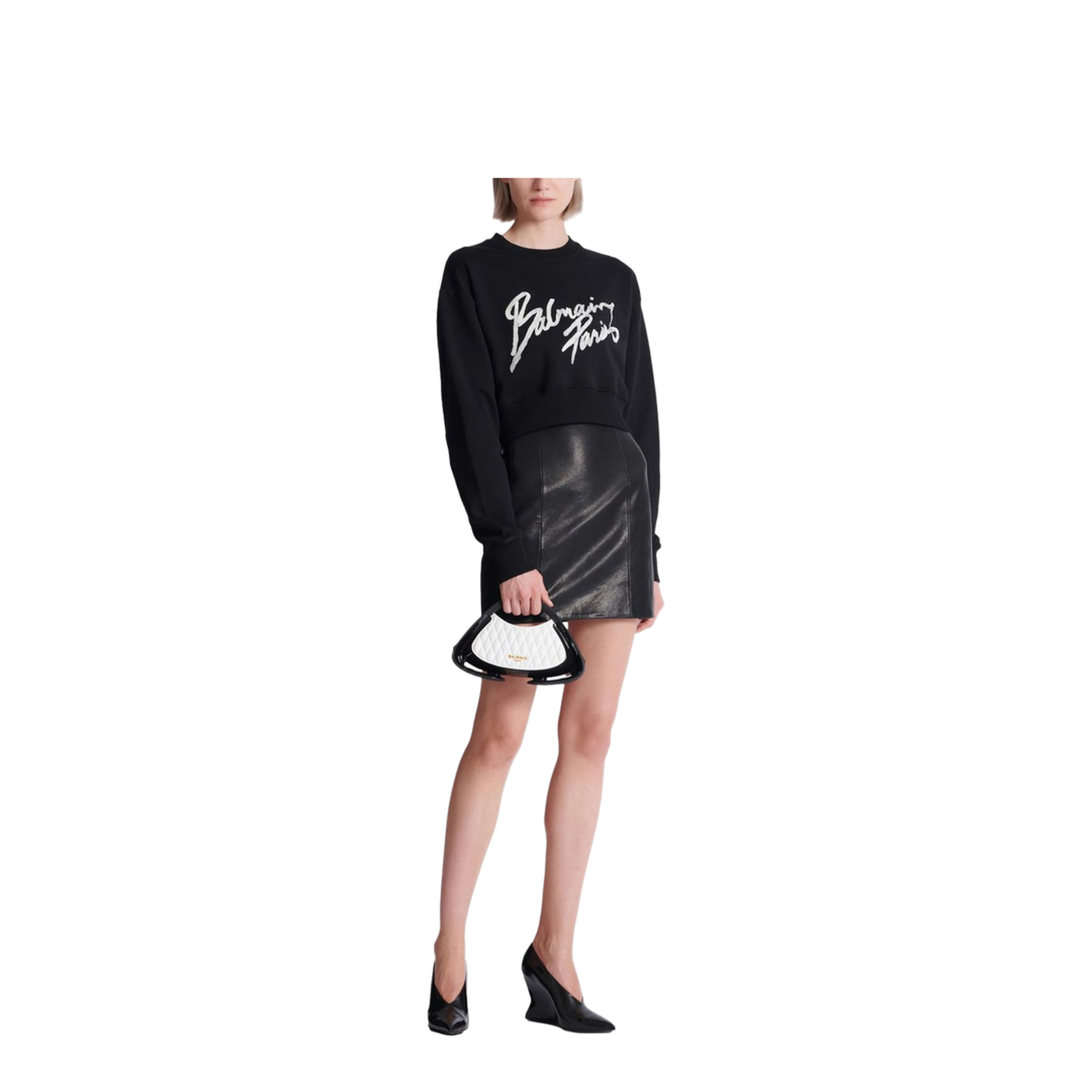 Cropped Roundneck Sweater