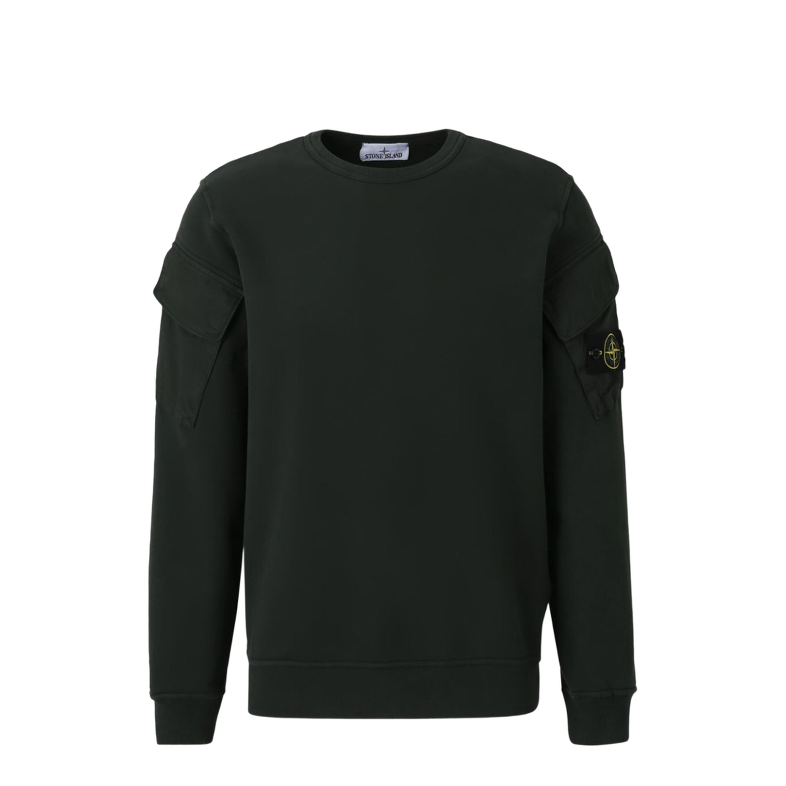 Brushed Organic Cotton Fleece Crewneck Sweatshirt