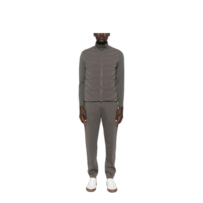 Travel Essentials Two-Piece Effect Full-Zip Down Jacket