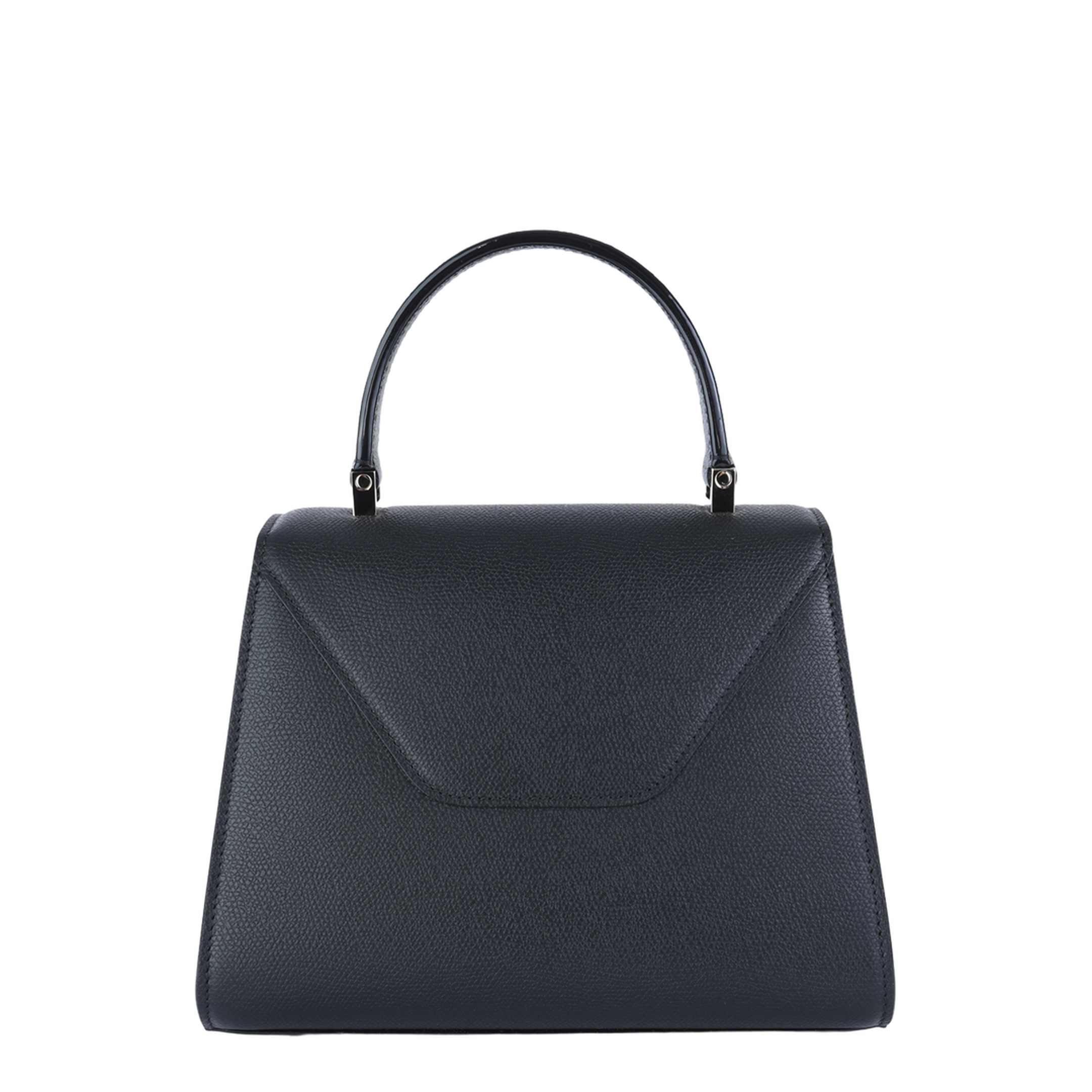 Iside Mini Millepunte Calf Leather Top Handle Bag - Black