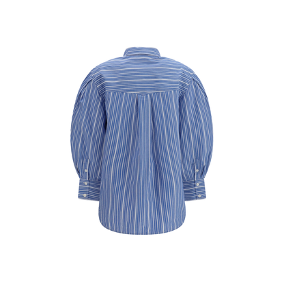 MAYFEYR - Ganni - Striped Cotton T-Shirt - A1140007