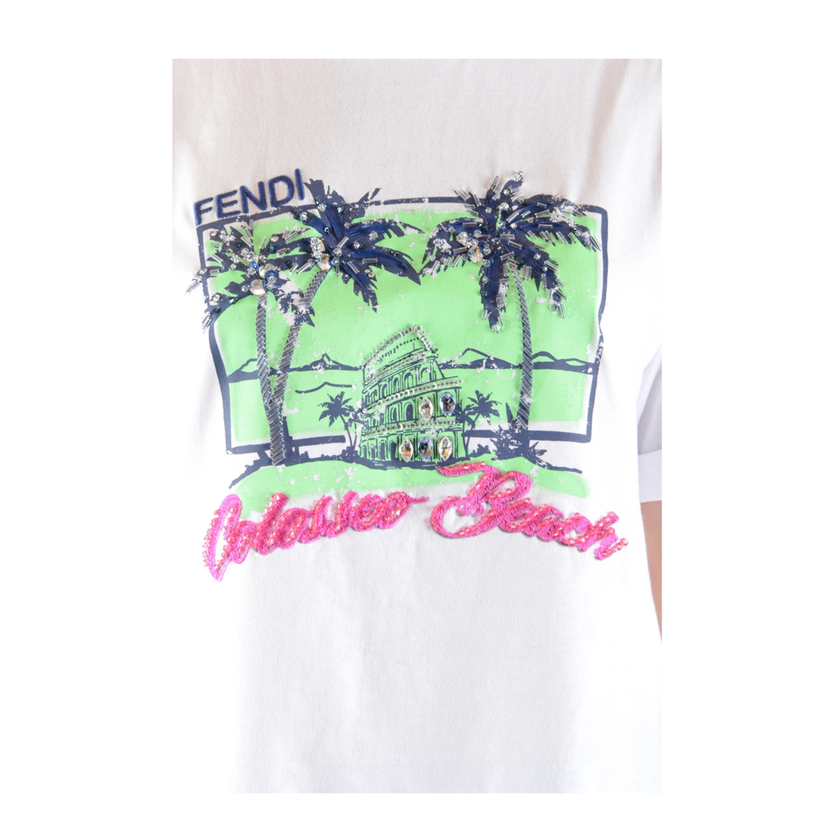 MAYFEYR - Fendi - Short Sleeve T Shirt - FS7011A3BPF0ZNM