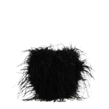 MAYFEYR - Alexander Wang - Black Feathers Clutch - 20123C01F001