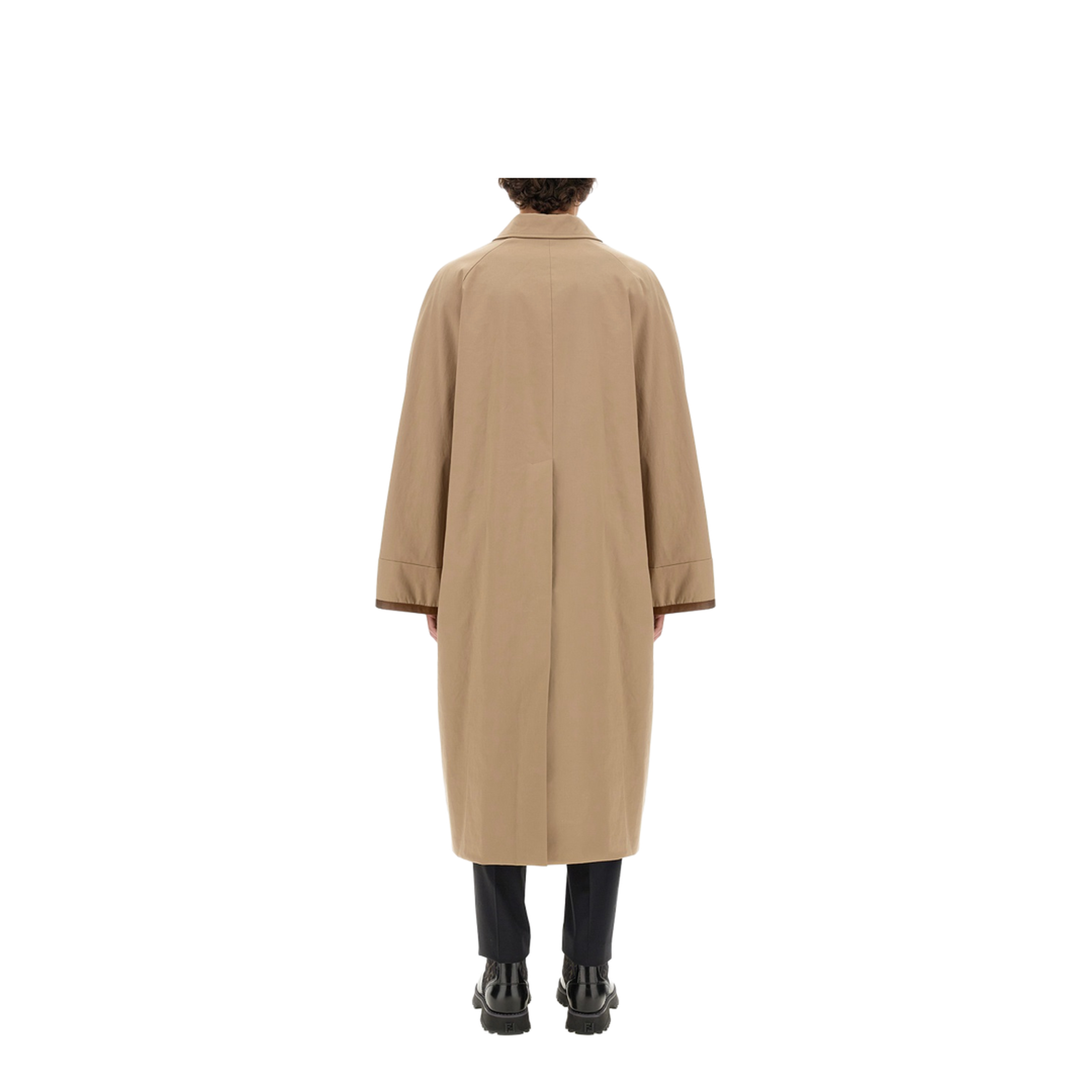 Fabric Trench Coat