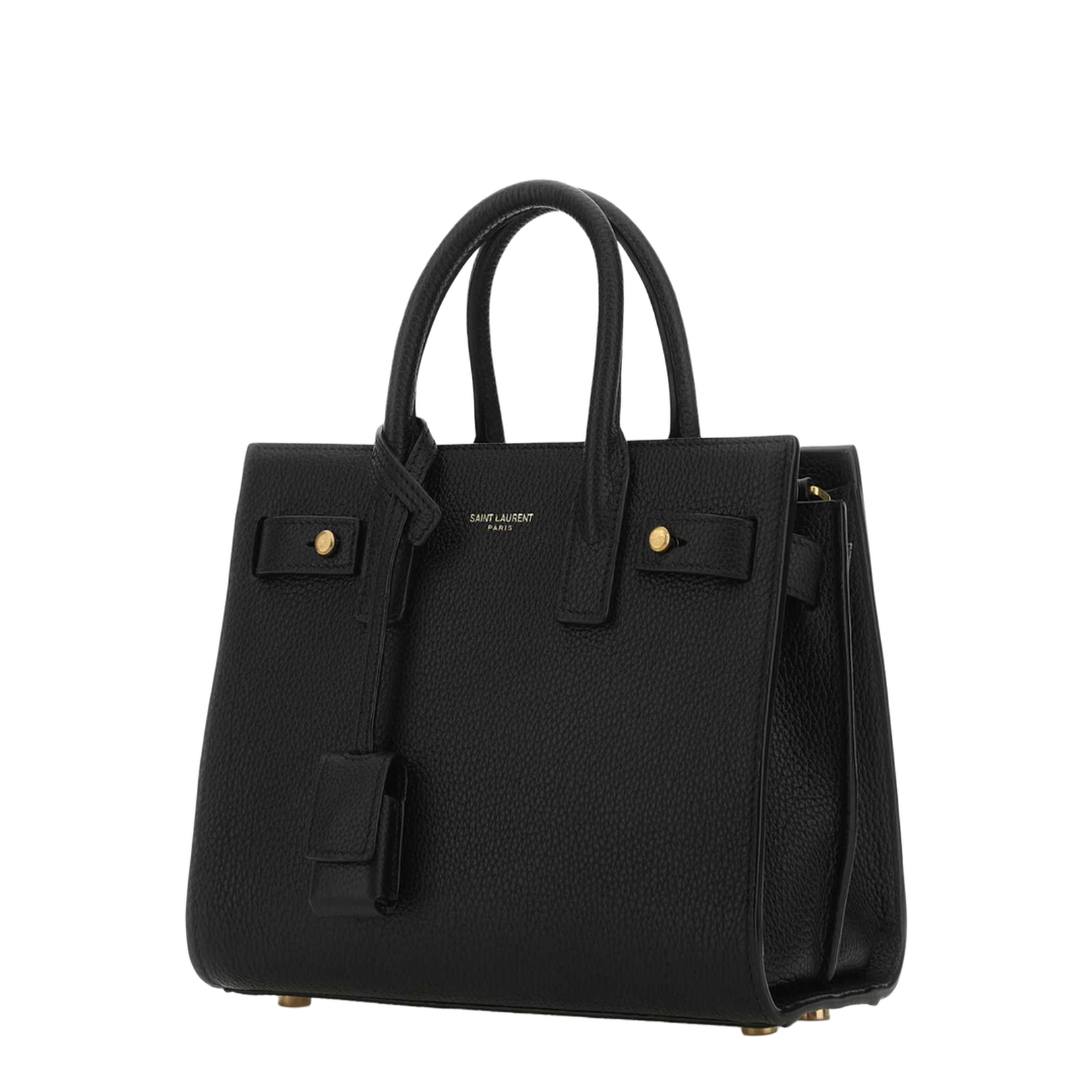 Sac de Jour Nano Leather Shoulder Bags - Black