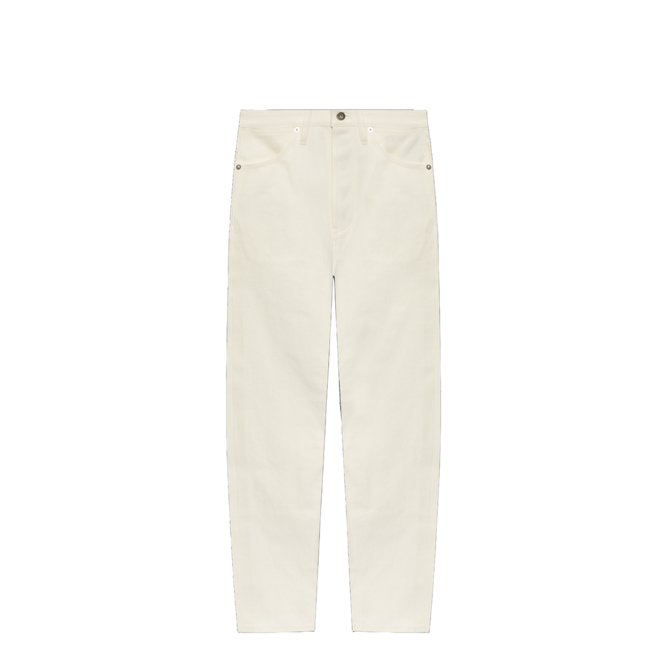 High-waisted jeans